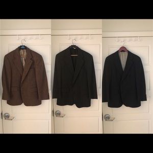 3 Vtg Polo University Club Blazers